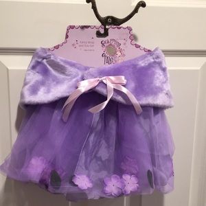 NWT Fancy wrap and tutu set